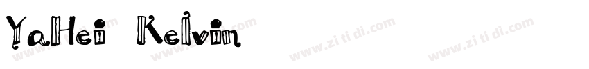 YaHei   Kelvin字体转换